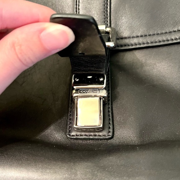Coach Lexington Black Leather Briefcase - Picture 7 of 13